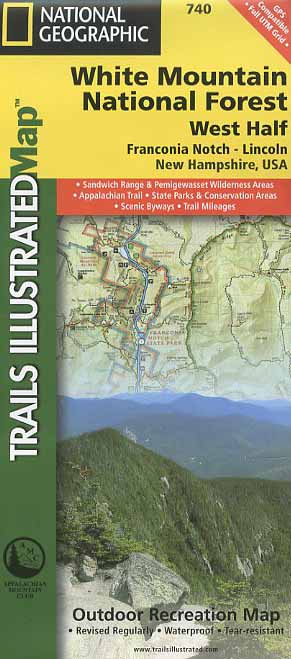 Trails Illustrated Map: White Mountain National Forest, West Half
